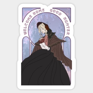 Art Nouveau Bloodborne - The Doll. Sticker